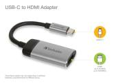 Verbatim adaptér USB-C 3.1 GEN 1 na HDMI 4K(F), 10cm kabel