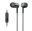 Sony MDREX155AP, černá sluchátka řady EX s ovladačem na kabelu