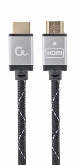 Gembird kabel HDMI High speed (M - M), série Select Plus, Ethernet, pozlacené konektory, 2 m