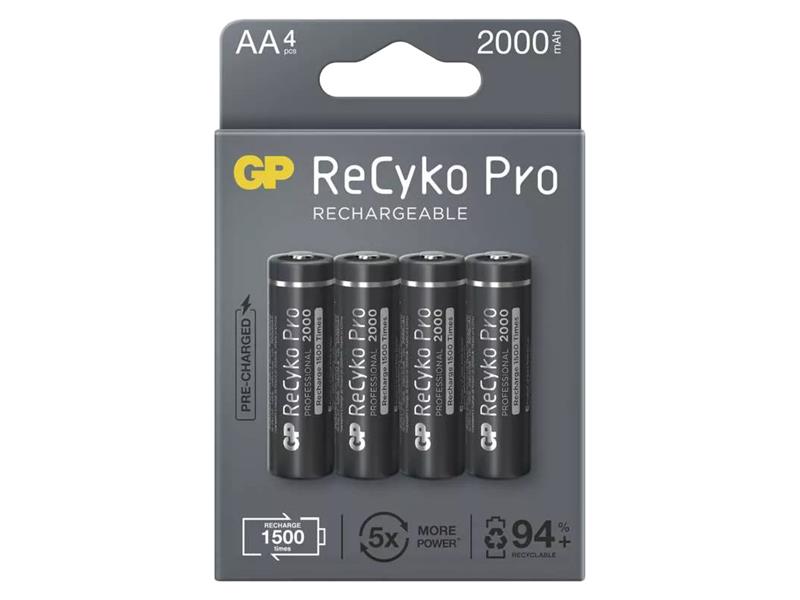 Nabíjecí baterie GP ReCyko Pro Professional AA (HR6) 4Ks