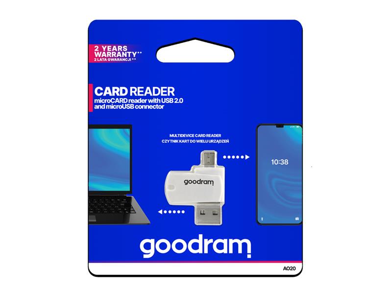 Goodram TGD-AO20MW01R11 Čtečka paměťových karet GOODRAM TGD-AO20MW01R11