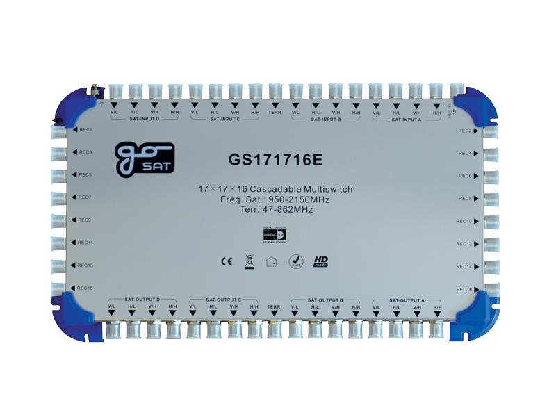Satelitní multipřepínač GoSAT GS171716E Satelitní multipřepínač GoSAT GS171716E