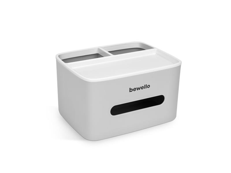 Bewello box na papírové kapesníky BW3006 bílá Box na papírové kapesníky BEWELLO BW3006