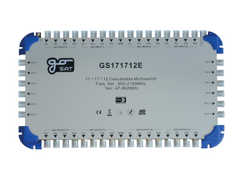 Satelitní multipřepínač GoSAT GS171712E Satelitní multipřepínač GoSAT GS171712E