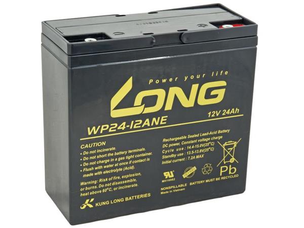 LONG 12V 24Ah WP24-12ANE Avacom Long baterie 12V 24Ah M5 DeepCycle (WP24-12ANE)