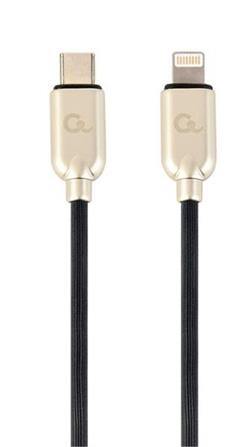 Gembird kabel USB-C (M) na 8pin Lightning (M), 1 m, černý