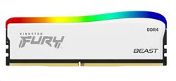 Kingston FURY Beast White/DDR4/32GB/3600MHz/CL17/2x16GB/RGB/White