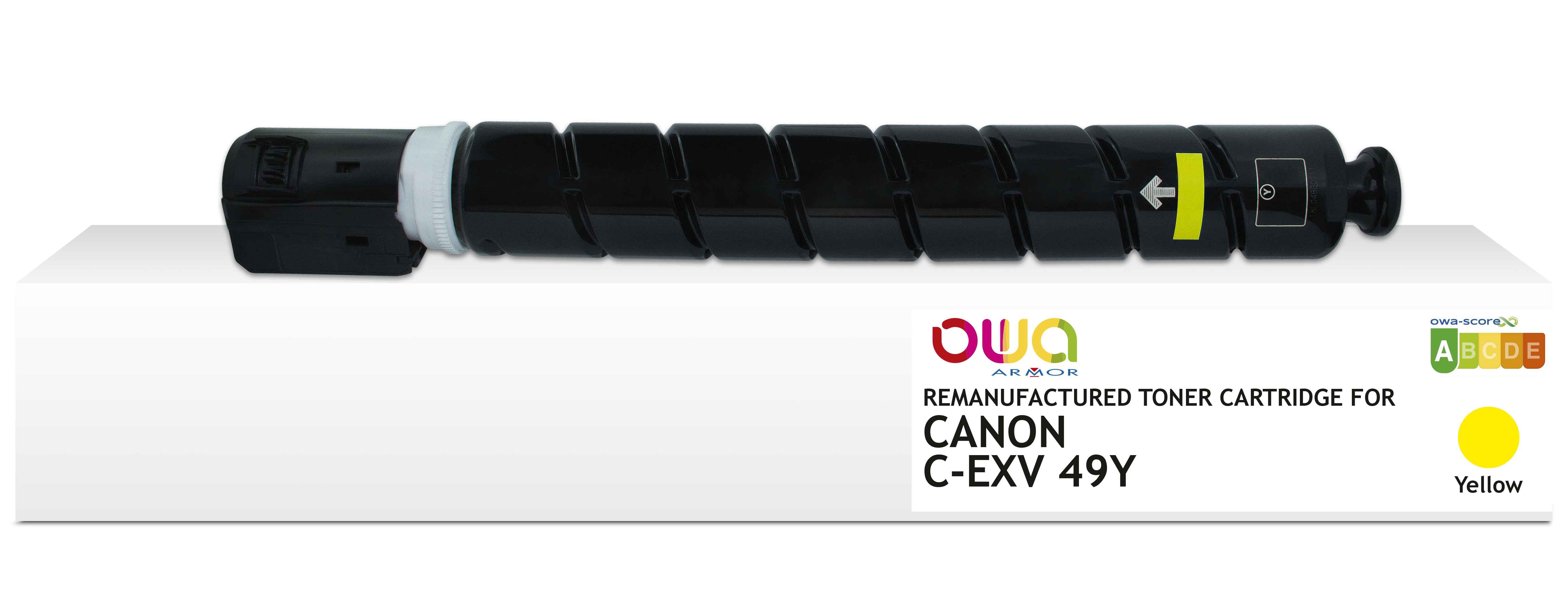 OWA Armor toner pro CANON iR ADVANCE C33xx, 36000 stran, C-EXV49 K, černý/black