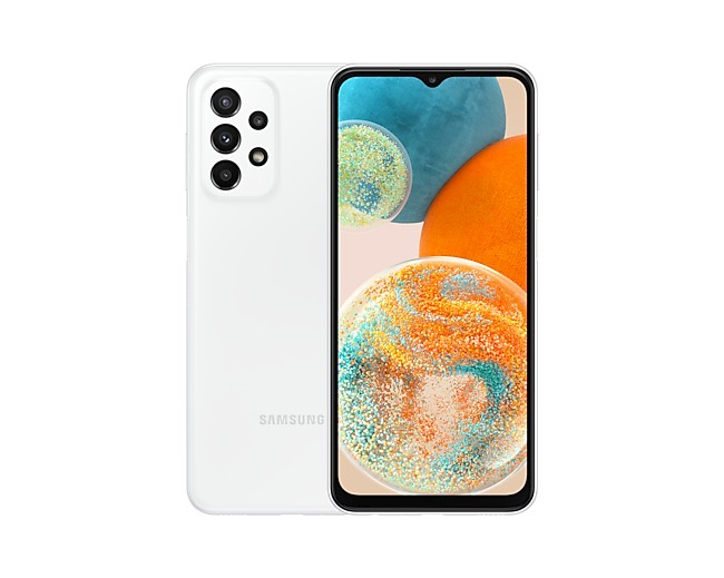 Samsung Galaxy A23 (A236), 4/128 GB, 5G, bílá
