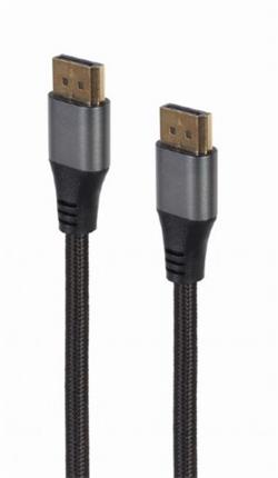 Gembird kábel DisplayPort (M/M), 8K, Premium, 1.8 m, čierny
