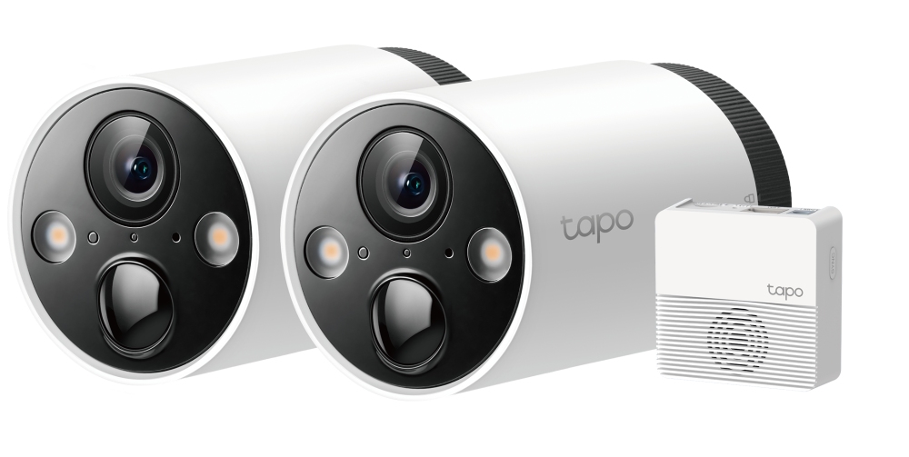 TP-Link Tapo C420S2 - 2 × Tapo C420, 1 × Tapo H200 [Tapo set bezpečnostních kamer s hubem]