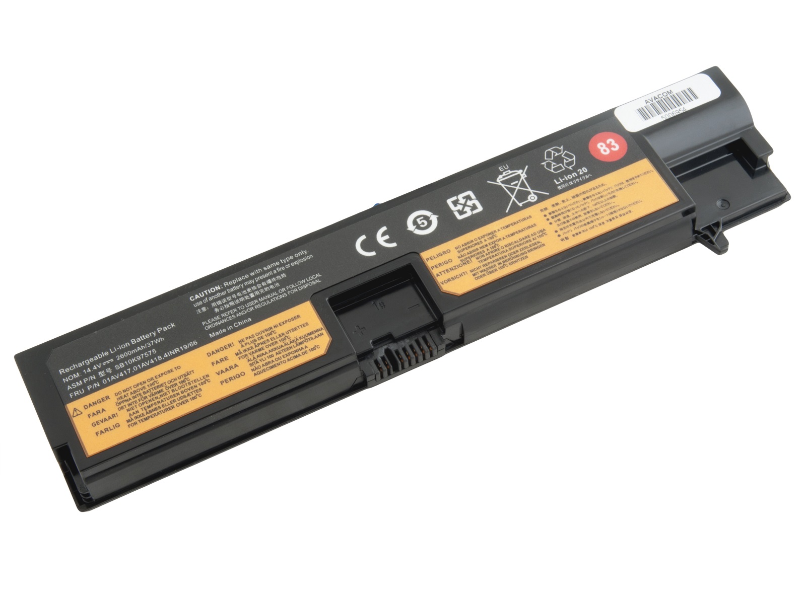 AVACOM NOLE-E570-S26 2600 mAh baterie - neoriginální Baterie AVACOM pro Lenovo ThinkPad E570 14,4V 2600