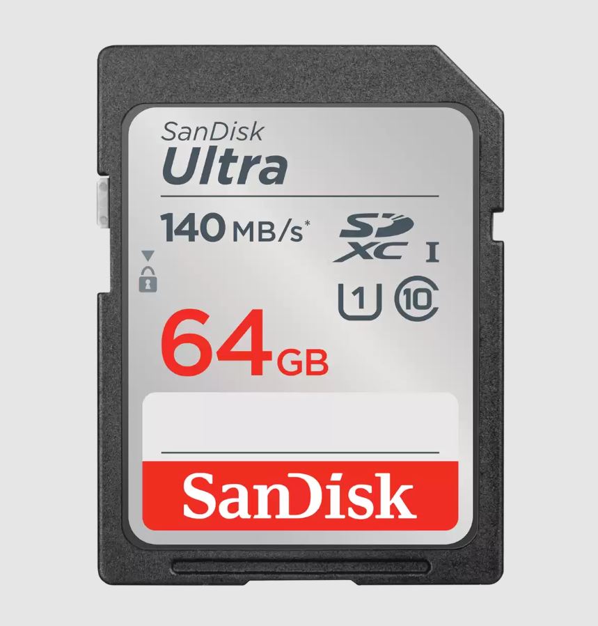 SanDisk SDXC karta Ultra 64GB (140MB/s)
