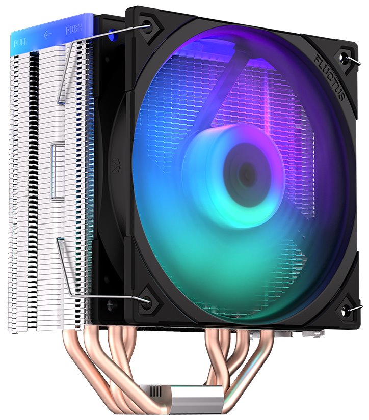 Endorfy Fera 5 ARGB EY3A007 Endorfy chladič CPU Fera 5 ARGB / ultratichý/ 120mm fan/ 4 heatpipes / PWM/ ARGB / pro Intel i AMD
