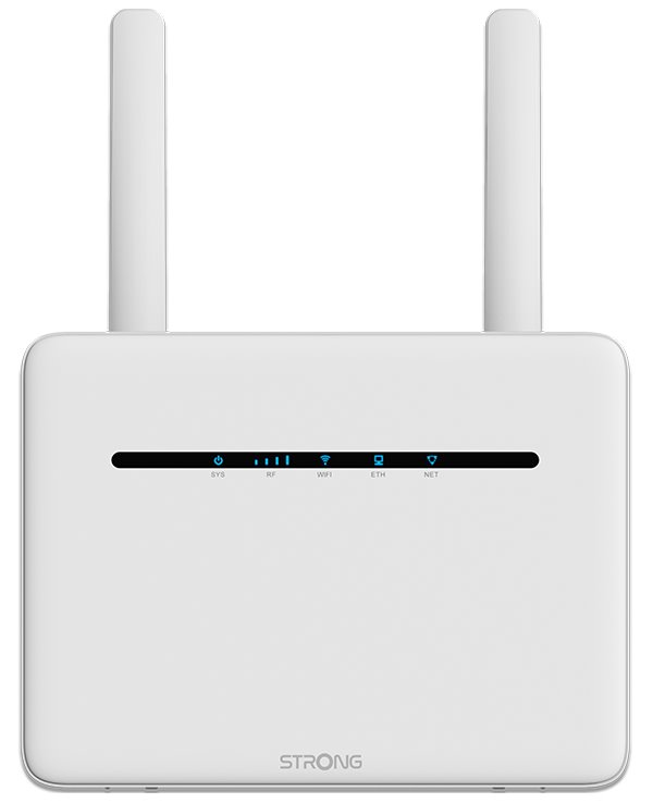 Strong 4G+ROUTER1200 STRONG 4G+ LTE router 1200/ Wi-Fi standard 802.11a/b/g/n/ac/ 1200 Mbit/s/ 2,4GHz a 5GHz/ 4x LAN/ 1x SIM/ bílý