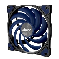 Akasa AK-FN122-BL AKASA ventilátor ALUCIA XS12 (Photic Blue Edition), 12cm fan