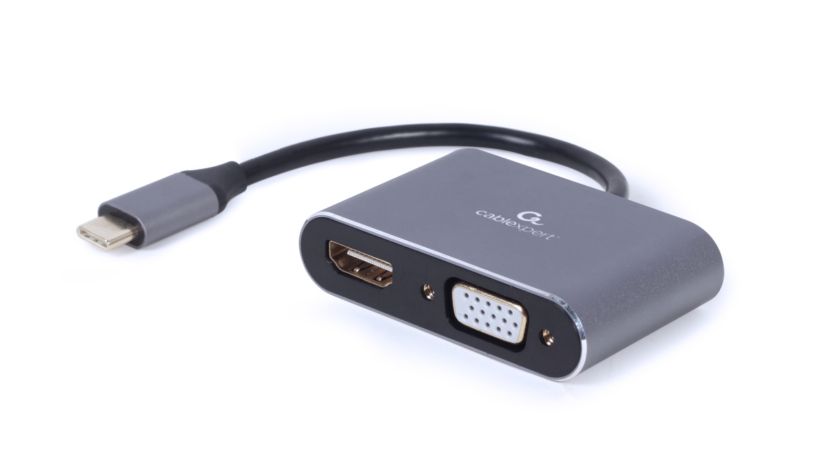 Gembird USB-C/HDMI, VGA adaptér