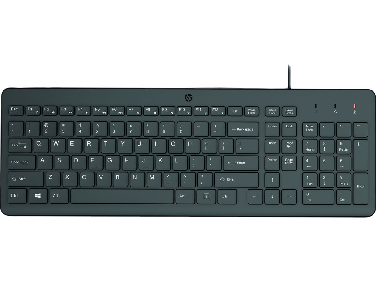 HP 150 Wired Keyboard 664R5AA#BCM 150 Wired Keyboard - drátová klávesnice