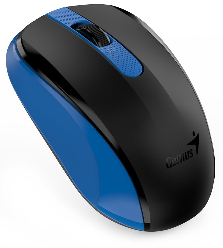 Genius NX-8008s 31030028402 GENIUS myš NX-8008S/ 1200 dpi/ bezdrátová/ tichá/ BlueEye senzor/ modrá