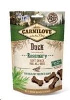 Carnilove Dog Semi Moist Snack Duck enriched with Rosemary 200g pamlsky pro psy
