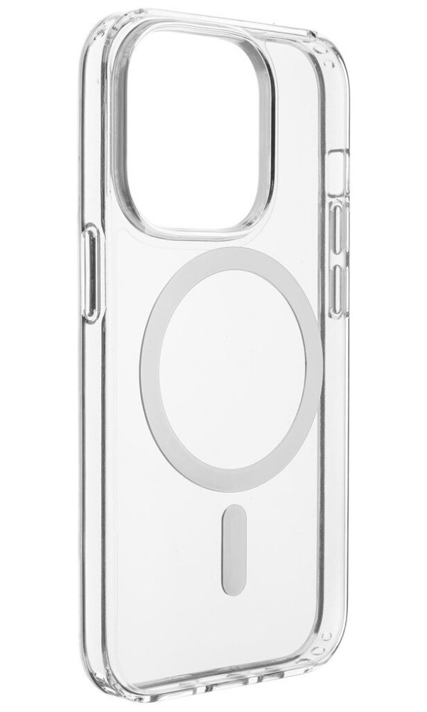 Swissten pouzdro clear jelly MagStick iPhone 14 Pro transparentní