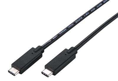 C-Tech CB-USB32-20B USB 3.2, Type-C (CM/CM), PD 100W, 20Gbps, 2m, černý C-TECH kabel USB 3.2, Type-C (CM/CM), PD 100W, 20Gbps, 2m, černý