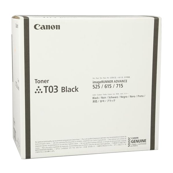 Canon originální TONER T03 BLACK iR-ADV 525/527/615/617/715/717 51 500 stran A4 (5%)