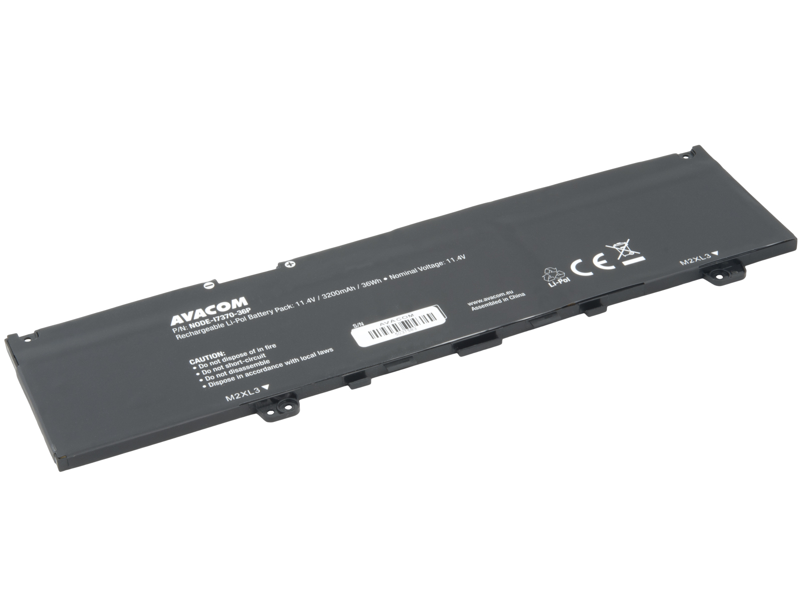 AVACOM NODE-I7370-36P baterie - neoriginální Avacom náhradní baterie Dell Inspiron 7370, 7373 Li-Pol 11,4V 3200mAh 36Wh