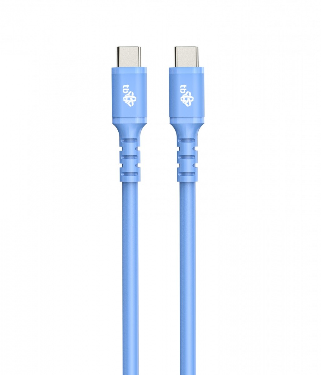 TB Touch AKTBXKUCC2SI10N USB-C, 60W, 1m, modrý TB USB-C kabel modrý 60W 1m