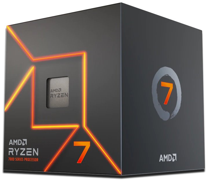 AMD Ryzen 7 7700 100-100000592BOX AMD Ryzen 7 7700 / LGA AM5 / max. 5,3GHz / 8C/16T / 40MB / 65W TDP / BOX vč. chladiče Wraith Prism