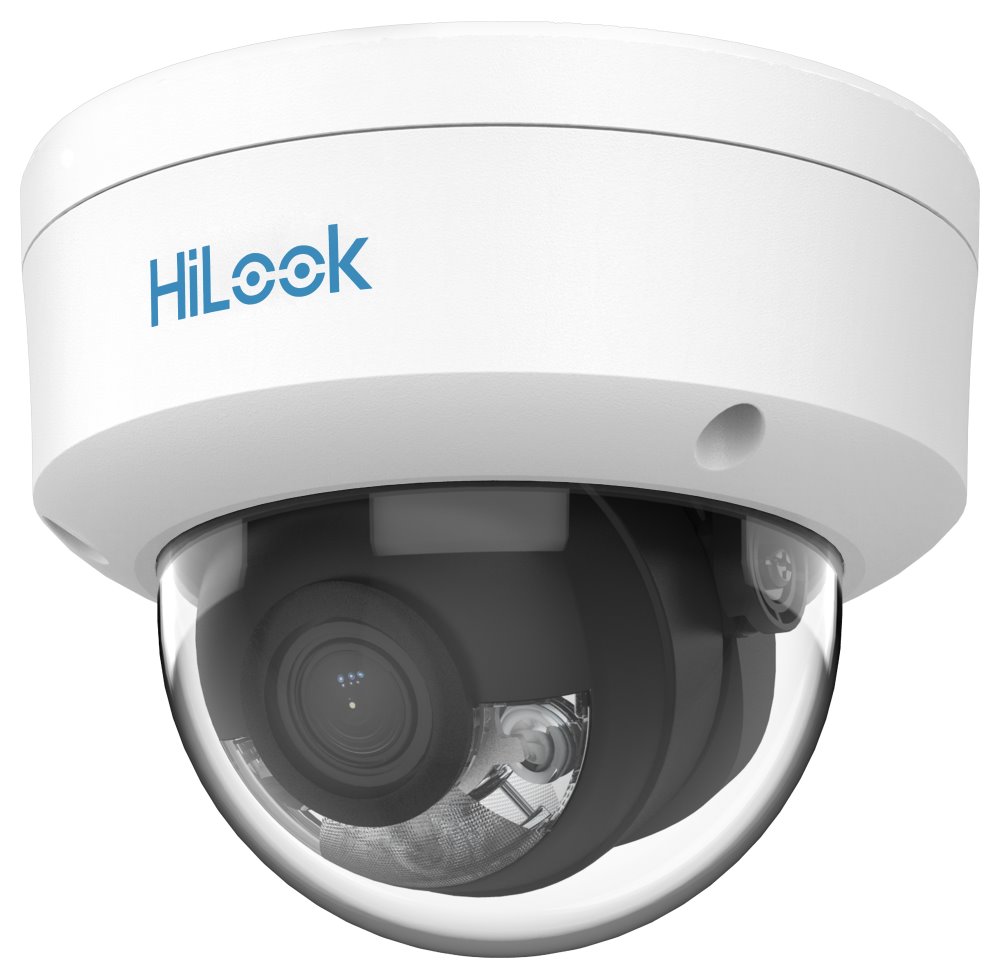 HiLook IP kamera IPC-D129HA/ Dome/ 2Mpix/ 4mm/ ColorVu/ Motion detection 2.0/ H.265+/ krytí IP67+IK08/ LED 30m