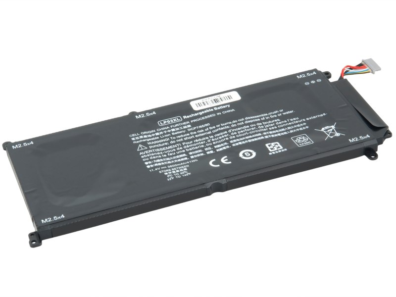 HP LP03XL 3600 mAh baterie - originální Avacom náhradní baterie pro HP Envy 15-ae series Li-Pol 11,4V 3600mAh 41Wh - LP03XL