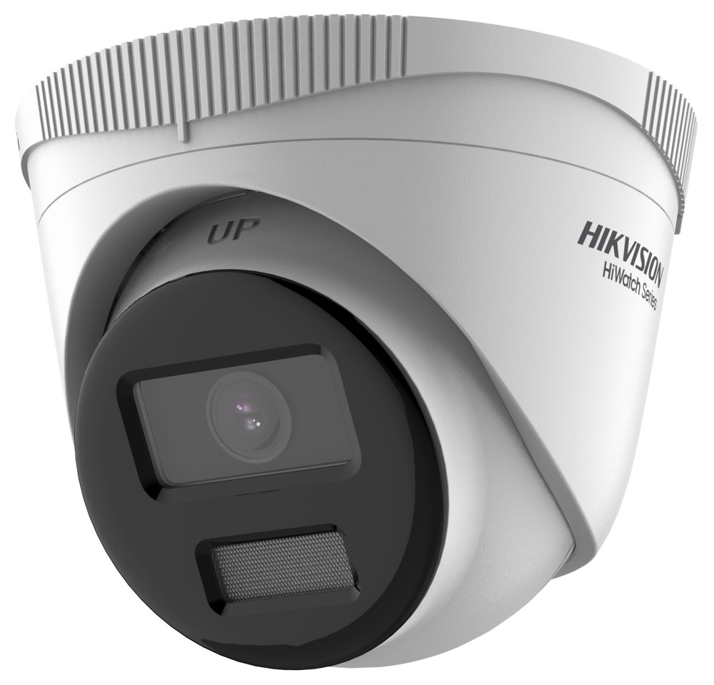 HIKVISION HiWatch IP kamera HWI-T249H(C)/ Turret/ 4Mpix/ objektiv 2,8 mm/ H.265+/ krytí IP67/ LED až 30m/ ColorVu