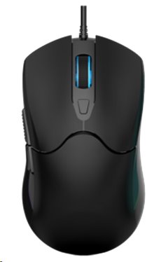 CANYON Herní drátová myš ACCEPTER GM-211, optická, RGB, až 7200 DPI, 6tl. programovatelných, černá
