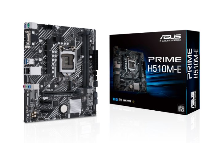 Asus PRIME H510M-E 90MB17E0-M0EAY0 ASUS PRIME H510M-E, 1200, Intel H510, 2xDDR4, mATX