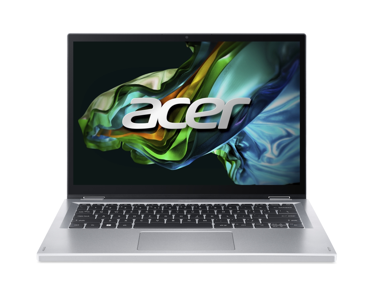 Acer NX.KENEC.001 Aspire 3 Spin 14 (A3SP14-31PT-31BY) Core i3-N305/8GB/14" IPS Touch/512GB SSD/Win11 Home/stříbrná