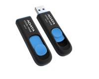 ADATA UV128 256GB AUV128-256G-RBE ADATA Flash Disk 256GB UV128, USB 3.1 Dash Drive (R:90/W:40 MB/s) černá/modrá