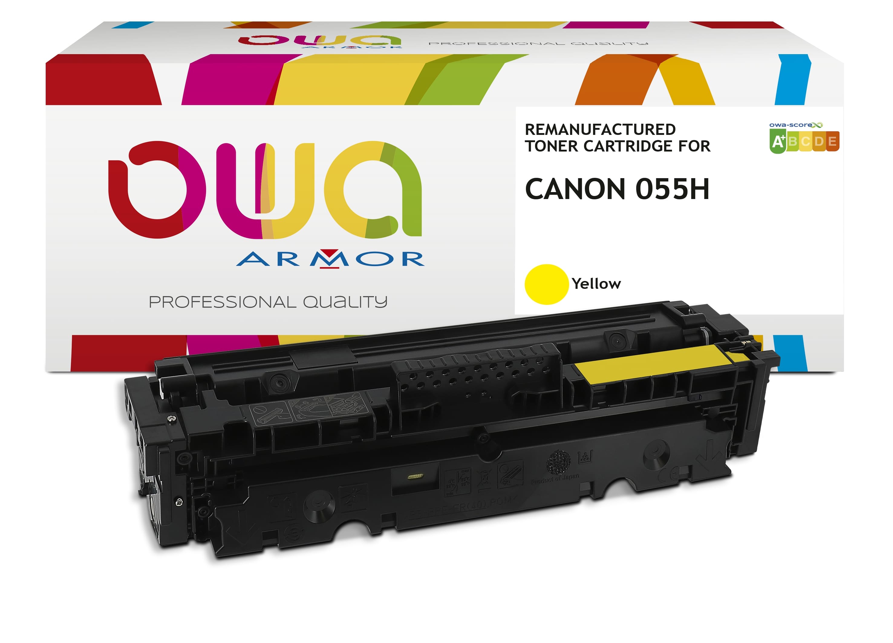 ARMOR Canon CRG-055H - kompatibilní OWA Armor toner kompatibilní s Canon CRG-055H Y, 5900st, žlutá/yellow