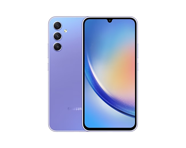 Samsung Galaxy A34 (A346), 8/256 GB, EU, 5G, fialová