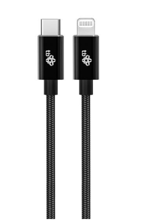 TB Touch AKTBXKUAMFICS1B USB-C - Lightning oplétaný, 1m TB kabel USB-C - Lightning oplétaný 1m, černý