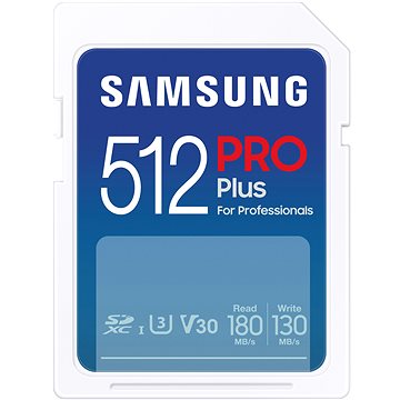 Samsung SDXC 512 GB MB-SD512SB/WW Samsung SDXC karta 512GB PRO PLUS + USB adaptér