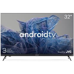 KIVI - 32 , HD, Google Android TV, Black, 1366x768, 60 Hz, Sound by JVC, 2x8W, 33 kWh/1000h , BT5, HDMI ports 3,
