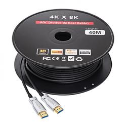 Akyga AK-HD-400L Akyga Kabel HDMI 2.1 (M), optický AOC 48Gbps 8K, černý 40m