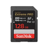 SanDisk SDXC UHS-II 128 GB SDSDXEP-128G-GN4IN SanDisk SDXC karta 128GB Extreme PRO (280 MB/s Class 10, UHS-II V60)