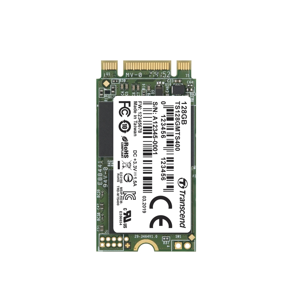TRANSCEND MTE400S 512GB SSD disk M.2 2242, NVMe PCIe Gen3 x4, 2TB/s R, 1TB/s W