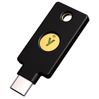 Yubico Security Key NFC set: USB-C Security Key C NFC - USB-C, podporující vícefaktorovou autentizaci (NFC), podpora FIDO2 U2F, voděodolný