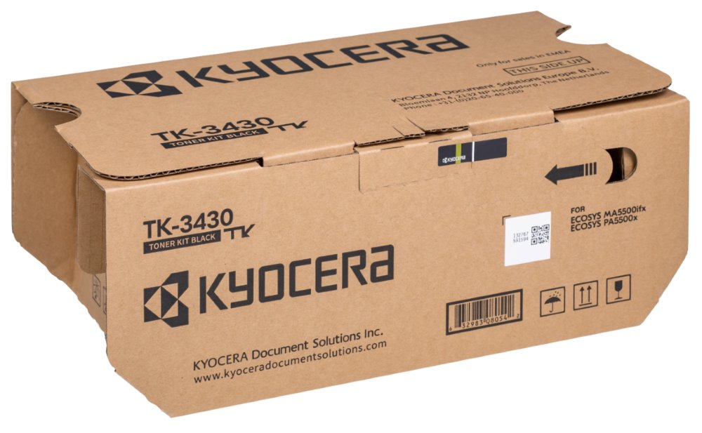 Kyocera Mita TK-3430 - originální Kyocera toner TK-3430 na 25 000 A4 (při 5% pokrytí), pro ECOSYS PA5500x, MA5500ifx