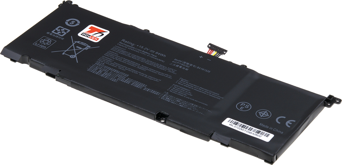 T6 Power NBAS0159 baterie - neoriginální Baterie T6 Power Asus TUF FX502V, ROG GL502V, 4240mAh, 64Wh, 4cell, Li-pol