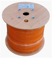 UTP kabel LEXI-Net, Cat6, LS0H, B2ca-s1a,d0,a1, oranžový, 500m, cívka