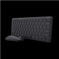 Trust Lyra Wireless Keyboard & Mouse Set 24843 TRUST set klávesnice + myš LYRA WL KEYBOARD & MOUSE US